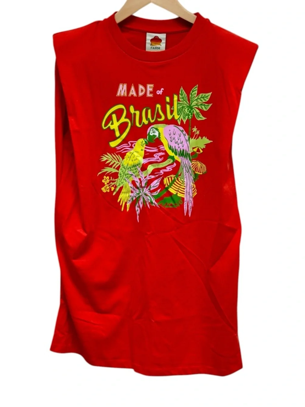 FARM Rio Brasil Graphic T-Shirt Dress